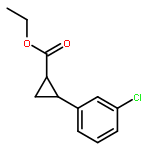 Ethyl 2-(3-chlorophenyl)cyclopropanecarboxylate