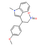 1H-Indole, 3-[1-(4-methoxyphenyl)-2-nitroethyl]-1-methyl-