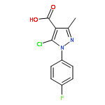 5-chloro-1-(4-fluorophenyl)-3-methyl-1H-pyrazole-4-carboxylic acid