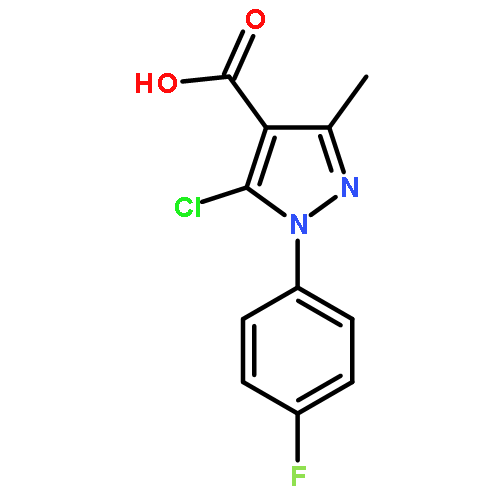 5-chloro-1-(4-fluorophenyl)-3-methyl-1H-pyrazole-4-carboxylic acid