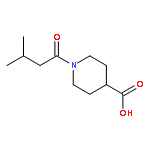 1-(3-Methylbutanoyl)piperidine-4-carboxylic acid