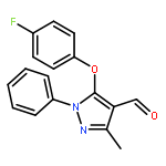 5-(4-Fluoro-phenoxy)-3-methyl-1-phenyl-1H-pyrazole-4-carbaldehyde