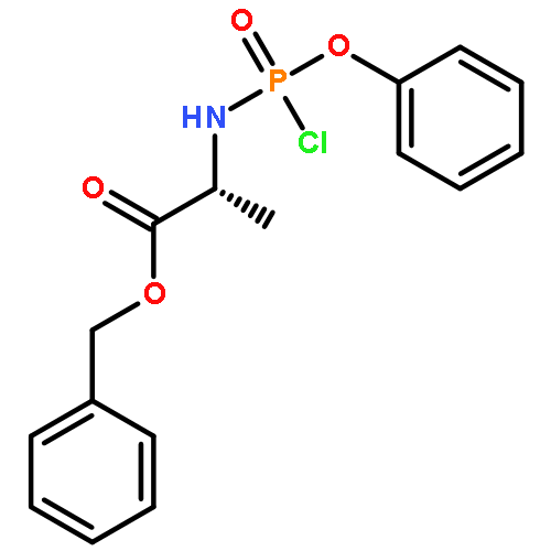 D-Alanine, N-(chlorophenoxyphosphinyl)-, phenylmethyl ester