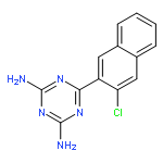 6-(3-chloronaphthalen-2-yl)-1,3,5-triazine-2,4-diamine