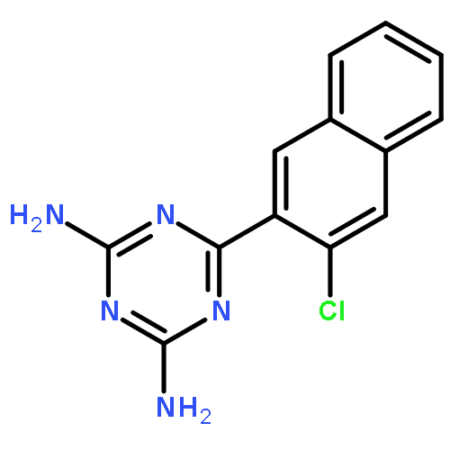 6-(3-chloronaphthalen-2-yl)-1,3,5-triazine-2,4-diamine