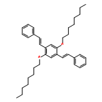 Benzene, 1,4-bis(octyloxy)-2,5-bis(2-phenylethenyl)-