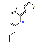 Butanamide, N-(4,5-dihydro-5-oxo-1,2-dithiolo[4,3-b]pyrrol-6-yl)-