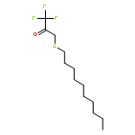 2-Propanone,3-(decylthio)-1,1,1-trifluoro-