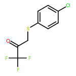 2-Propanone, 3-[(4-chlorophenyl)thio]-1,1,1-trifluoro-