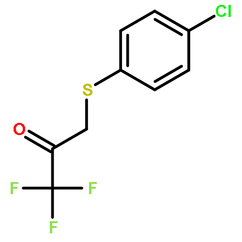 2-Propanone, 3-[(4-chlorophenyl)thio]-1,1,1-trifluoro-