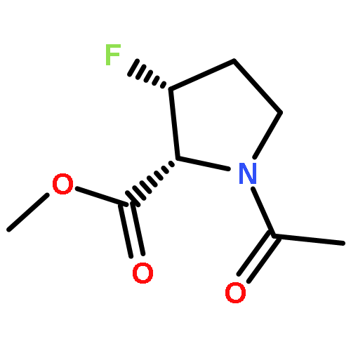 L-Proline, 1-acetyl-3-fluoro-, methyl ester, (3R)-