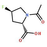 L-Proline, 1-acetyl-4-fluoro-, (4R)-