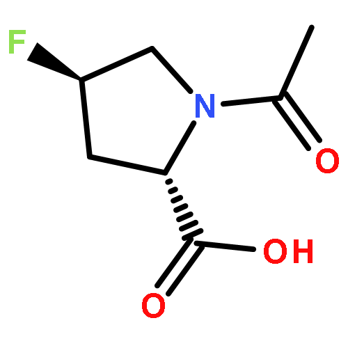 L-Proline, 1-acetyl-4-fluoro-, (4R)-