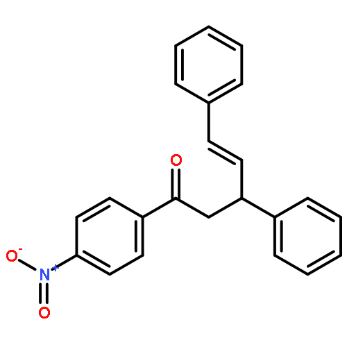 4-Penten-1-one, 1-(4-nitrophenyl)-3,5-diphenyl-, (4E)-