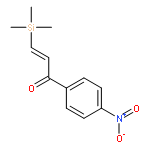 2-Propen-1-one, 1-(4-nitrophenyl)-3-(trimethylsilyl)-, (2E)-