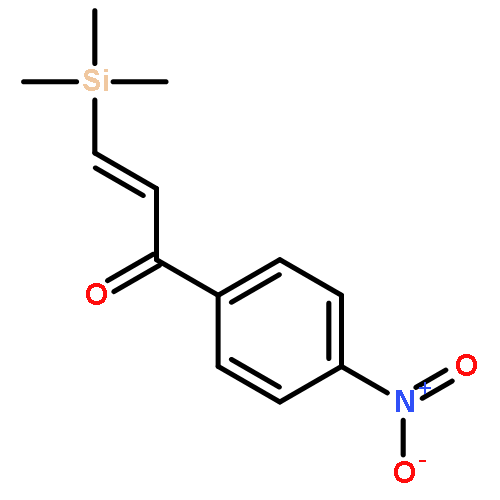 2-Propen-1-one, 1-(4-nitrophenyl)-3-(trimethylsilyl)-, (2E)-