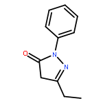 3H-Pyrazol-3-one, 5-ethyl-2,4-dihydro-2-phenyl-