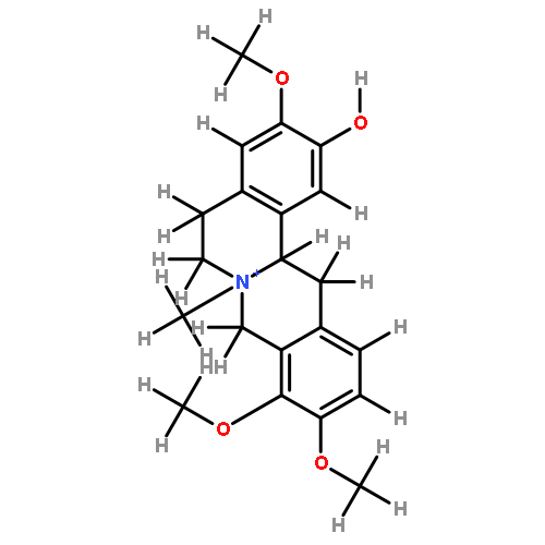 (-)-beta-N-Methylisocorypalminium iodide