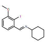 Cyclohexanamine, N-[(2-iodo-3-methoxyphenyl)methylene]-