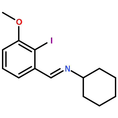 Cyclohexanamine, N-[(2-iodo-3-methoxyphenyl)methylene]-