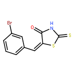 4-Thiazolidinone, 5-[(3-bromophenyl)methylene]-2-thioxo-, (5Z)-