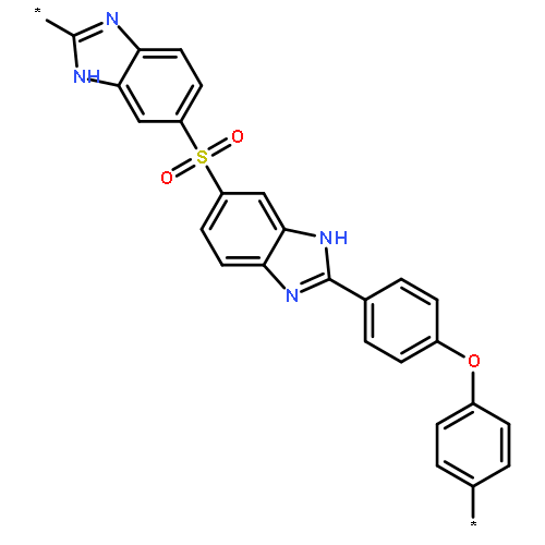 Poly(1H-benzimidazole-2,5-diylsulfonyl-1H-benzimidazole-5,2-diyl-1,4-
phenyleneoxy-1,4-phenylene)