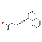 4-Pentynoic acid, 5-(1-naphthalenyl)-