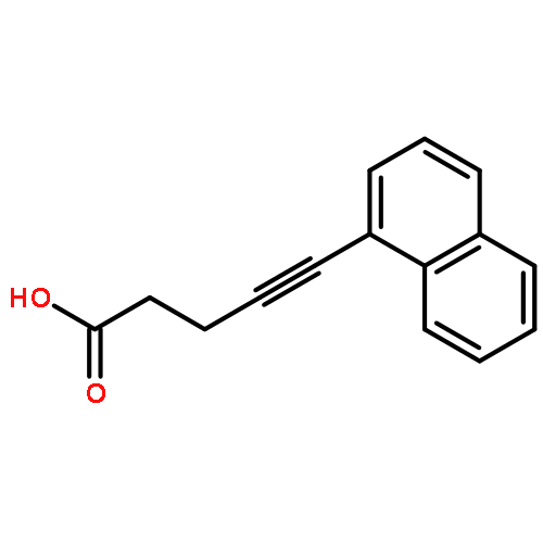 4-Pentynoic acid, 5-(1-naphthalenyl)-