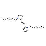 1H-Pyrrole, 2,2'-(1E)-1,2-ethenediylbis[1-hexyl-