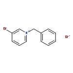 Pyridinium, 3-bromo-1-(phenylmethyl)-, bromide (1:1)