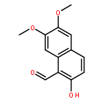 1-Naphthalenecarboxaldehyde, 2-hydroxy-6,7-dimethoxy-