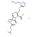 (6R,7R)-7-[[2-(difluoromethylsulfanyl)acetyl]amino]-3-[[1-(2-hydroxyethyl)tetrazol-5-yl]sulfanylmethyl]-7-methoxy-8-oxo-5-oxa-1-azabicyclo[4.2.0]oct-2-ene-2-carboxylic acid,sodium