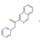 Pyridinium, 1-[2-(3-isoquinolinyl)-2-oxoethyl]-, iodide (1:1)