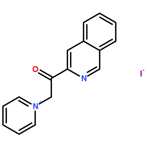 Pyridinium, 1-[2-(3-isoquinolinyl)-2-oxoethyl]-, iodide (1:1)