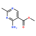 5-Pyrimidinecarboxylic acid, 4-amino-2-methyl-, methyl ester