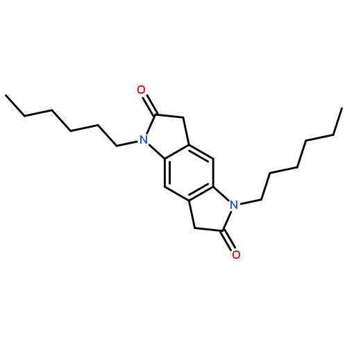 Pyrrolo[2,3-f]indole-2,6(1H,3H)-dione, 1,5-dihexyl-5,7-dihydro-