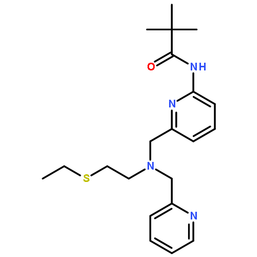 Propanamide,N-[6-[[[2-(ethylthio)ethyl](2-pyridinylmethyl)amino]methyl]-2-pyridinyl]-2,2-dimethyl-