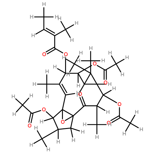 7-Tigloyl,3,8,12-tri-Ac-Ingol