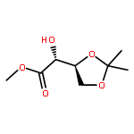 1,3-Dioxolane-4-aceticacid, a-hydroxy-2,2-dimethyl-, methylester, (aR,4S)-