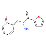 N-[(6-oxocyclohexa-2,4-dien-1-ylidene)methyl]furan-2-carbohydrazide