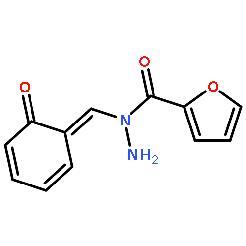 N-[(6-oxocyclohexa-2,4-dien-1-ylidene)methyl]furan-2-carbohydrazide