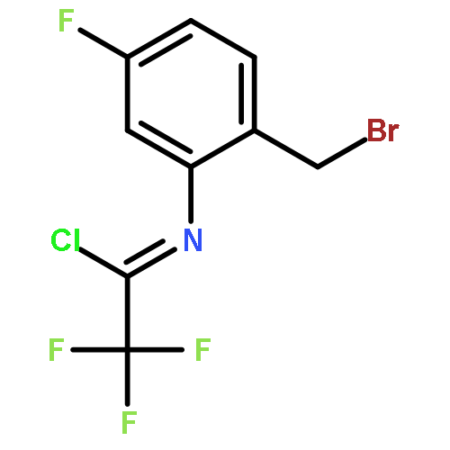 N-[2-(BROMOMETHYL)-5-FLUOROPHENYL]-2,2,2-TRIFLUOROACETIMIDOYL CHLORIDE