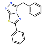 1,2,4-Triazolo[3,4-b][1,3,4]thiadiazole, 6-phenyl-3-(phenylmethyl)-