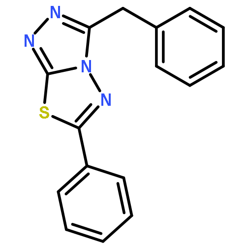 1,2,4-Triazolo[3,4-b][1,3,4]thiadiazole, 6-phenyl-3-(phenylmethyl)-