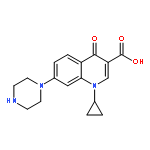 3-Quinolinecarboxylic acid,1-cyclopropyl-1,4-dihydro-4-oxo-7-(1-piperazinyl)-