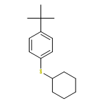 Benzene, 1-(cyclohexylthio)-4-(1,1-dimethylethyl)-