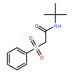 Acetamide, N-(1,1-dimethylethyl)-2-(phenylsulfonyl)-