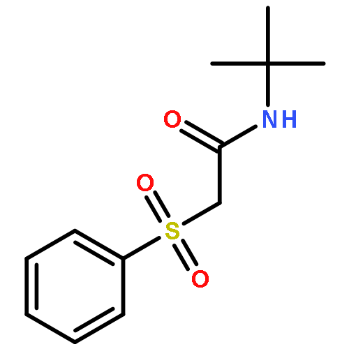 Acetamide, N-(1,1-dimethylethyl)-2-(phenylsulfonyl)-