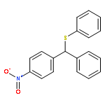 Benzene, 1-nitro-4-[phenyl(phenylthio)methyl]-