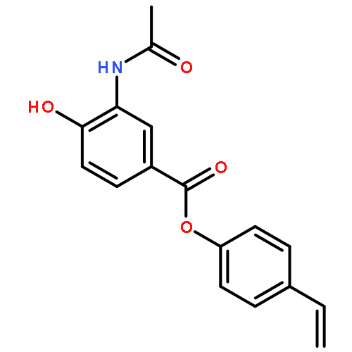 Benzoic acid, 3-(acetylamino)-4-hydroxy-, 4-ethenylphenyl ester